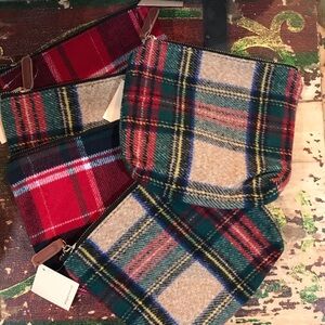 💄Set of 5/Flannel Makeup Bags